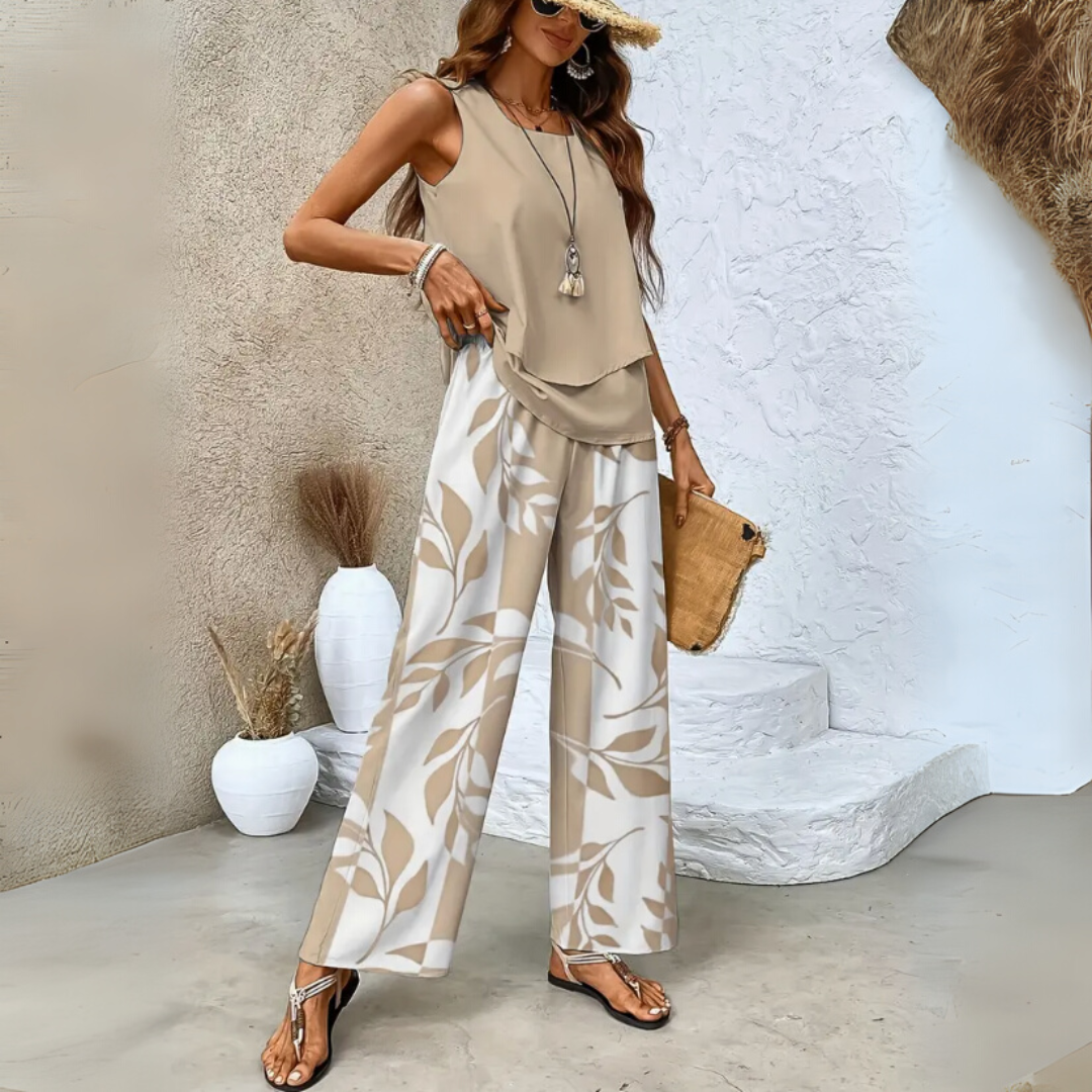 Fernanda - Elegante Conjunto de Dos Piezas