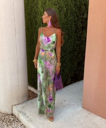 Anisten - Vestido maxi elegante