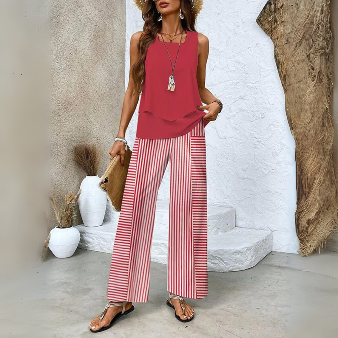 Fernanda - Elegante Conjunto de Dos Piezas