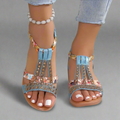 Bernatrudis - Elegantes sandalias Boho para el verano
