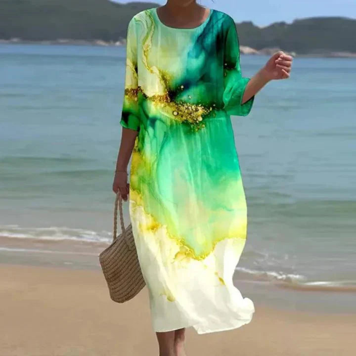 Margareta - Elegante vestido floral