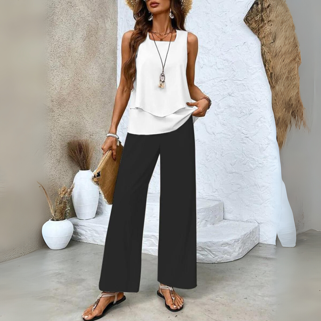 Fernanda - Elegante Conjunto de Dos Piezas