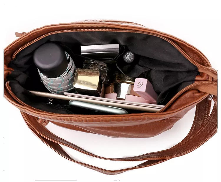 Zoe - Bolsa Transversal de Cuero