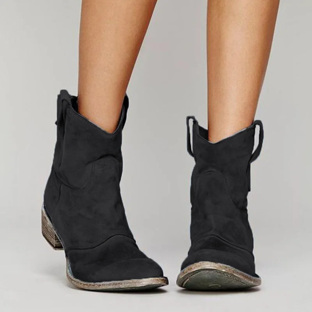 Carlotta – Botas de Cuero Suede