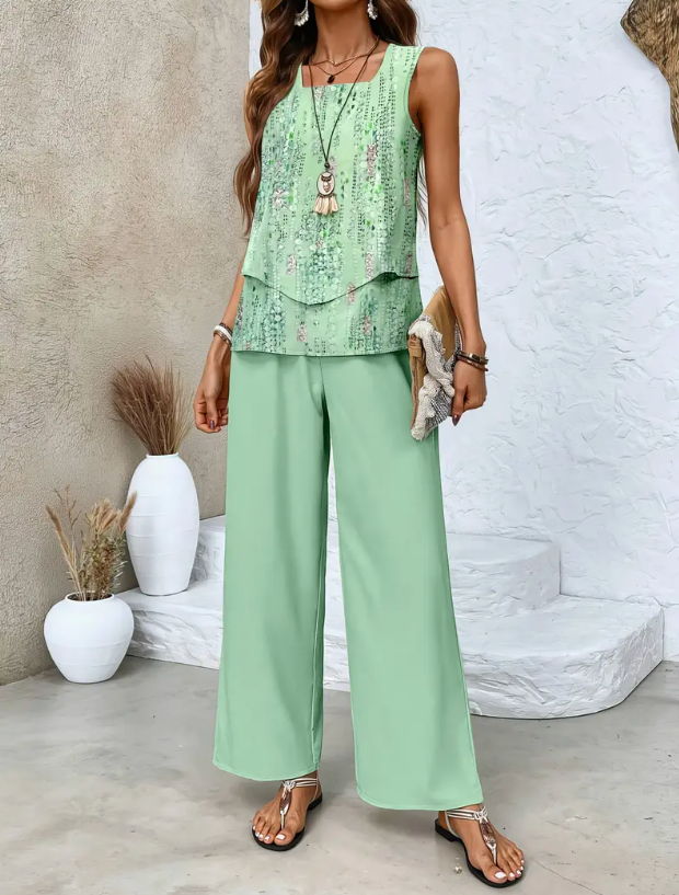 Patricia - Conjunto chic de dos piezas