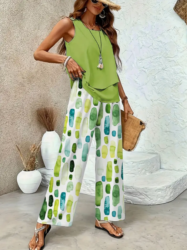 Melina - Elegante conjunto de dos piezas