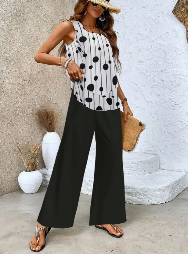 Violeta - Elegante conjunto de dos piezas