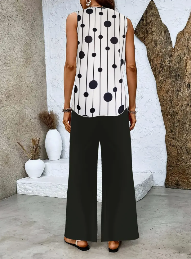 Violeta - Elegante conjunto de dos piezas