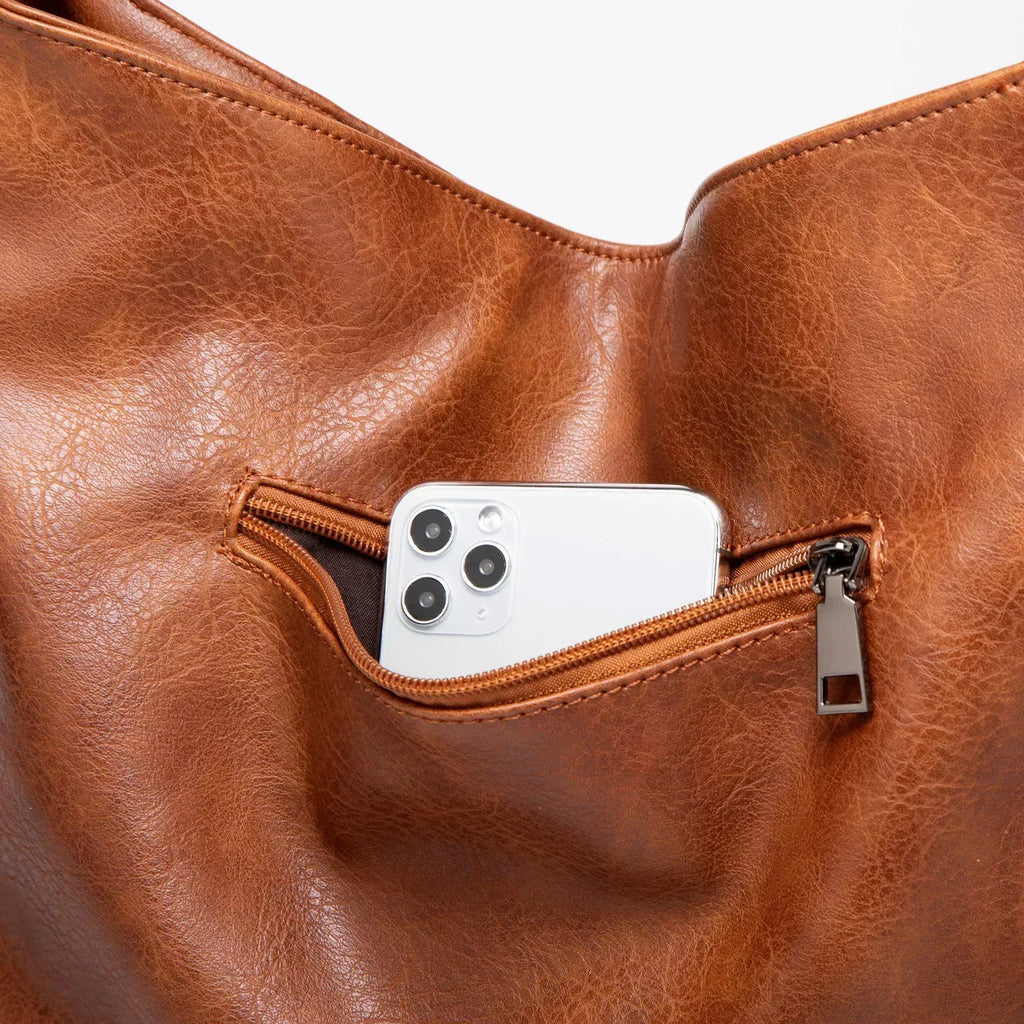 Priscilla - Bolsa de Cuero Vintage-Vegana