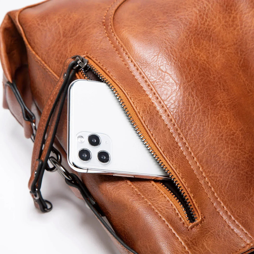 Priscilla - Bolsa de Cuero Vintage-Vegana