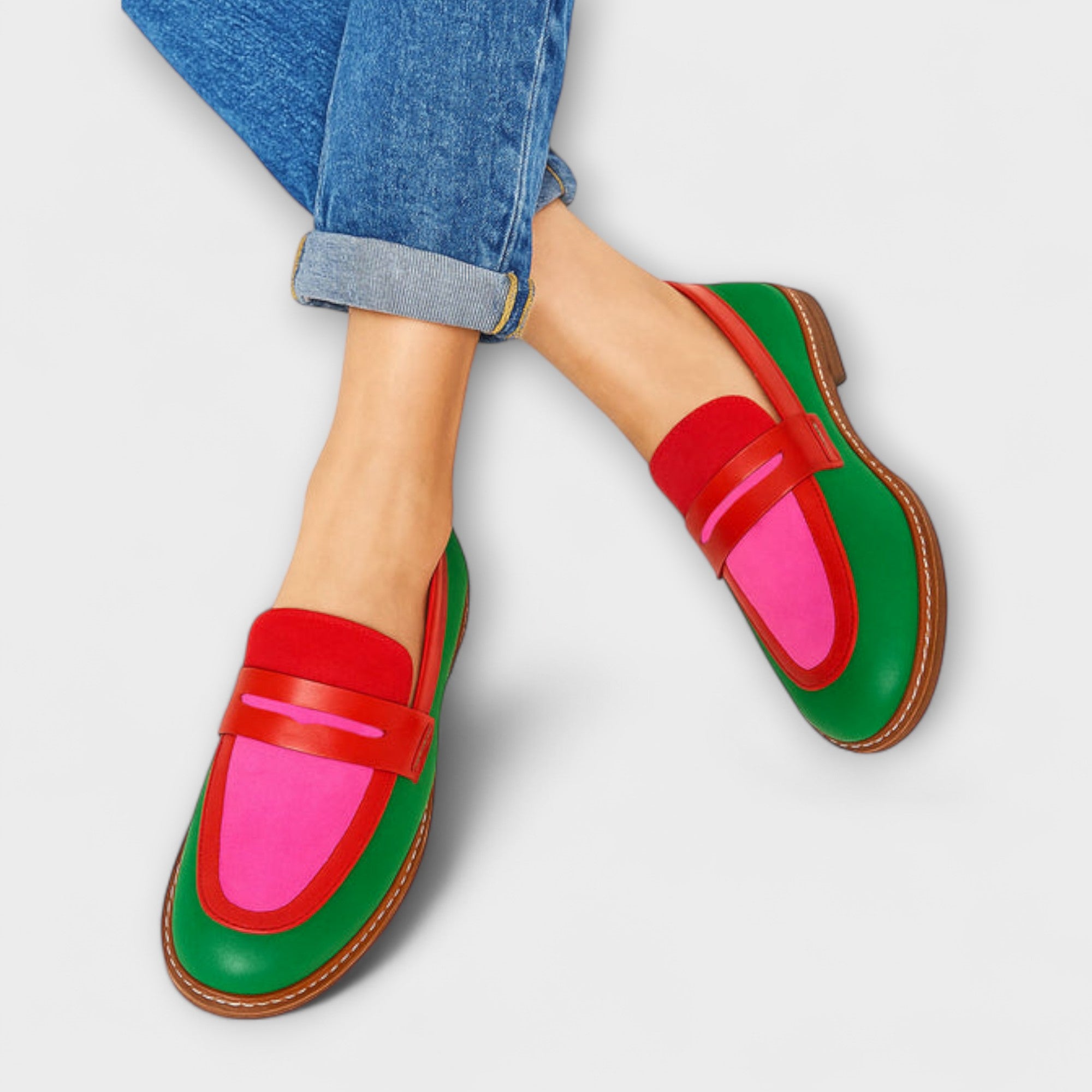Nyla – Mocasines de Color en Estilo Casual